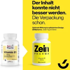 Zein Pharma Vitamin B1 Thiamin 250 mg Kapseln Zeinpharma, 60 St><noscript><img width=