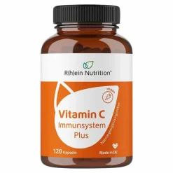 R(h)ein Nutrition Vitamin C Immunsystem Plus Kapseln, 120 St> Vitamin C (Ascorbinsäure)