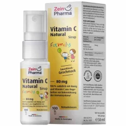 Zein Pharma Vitamin C Natural 80 mg Family Sirup, 50 ml> Vitamin C (Ascorbinsäure)