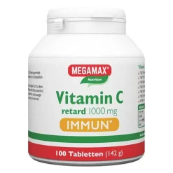Megamax Vitamin C Retard 1.000 mg Immun Filmtabletten , 100 St> Immunsystem