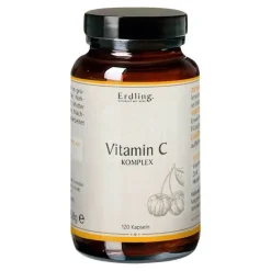Erdling Vitamin C-Komplex Zink Histidin vegan Kapseln , 120 St> Vitamin C (Ascorbinsäure)