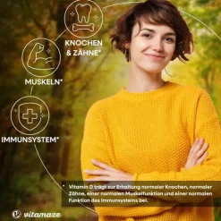 Vitamaze Vitamin D3 1.000 I.E. daily vegetarisch Tabletten, 200 St><noscript><img width=