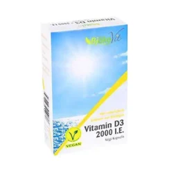 Bjökovit Vitamin D3 2000 I.E. Vegi Kapseln, 60 St> Vitamin D (Colecalciferol)