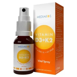 Vitamin D3 + K2 4000 I.E. 60 µg Mediakos Vital Spray, 20 ml