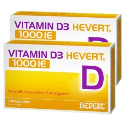Vitamin D3 Hevert 1000 I.E. Tabletten, 200 St