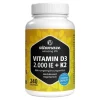 Vitamin D3 K2 2000 I.E. / 100 µg hochdosiert Tabletten , 240 St