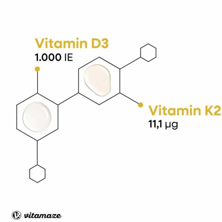 Vitamin D3 K2 1000 I.E. / 10 µg Tropfen hochdosiert, 50 ml