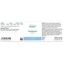Heidelberger Chlorella Vitamin D3 Kapseln, 60 St> Vitamin D (Colecalciferol)