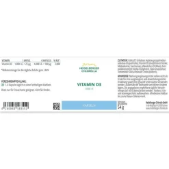 Heidelberger Chlorella Vitamin D3 Kapseln, 120 St> Vitamin D (Colecalciferol)
