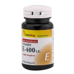 Vitaking Vitamin E 400 I.E. Weichkapseln, 60 St> Vitamin E (Tocopherol)