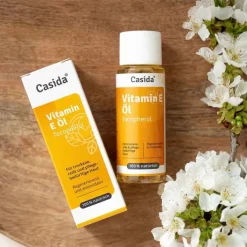 Casida Vitamin E Öl Tocopherol natürlich, 50 ml> Vitamin E (Tocopherol)|Körperöle
