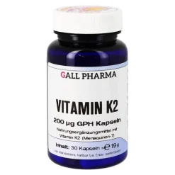 Hecht Pharma Vitamin K2 200 µg GPH Kapseln, 30 St> Vitamin K