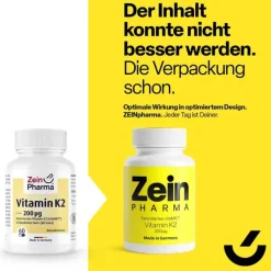 Vitamin K2 200 µg Kapseln Zeinpharma, 60 St