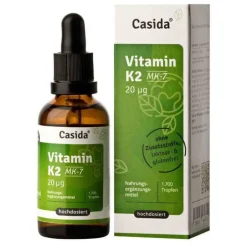 Casida Vitamin K2 Tropfen MK7 vegan, 50 ml> Vitamin K
