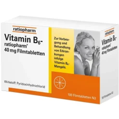 Vitamin-B6-ratiopharm® 40 mg Filmtabletten, 100 St