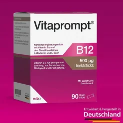 Vitaprompt B12 500 µg Direktsticks, 90 St> Vitamin B12 (Cobalamin)|Aminosäuren