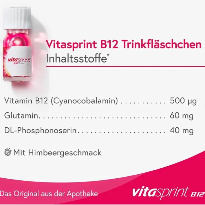 Vitasprint B12 Trinkfläschchen, 4 St> Vitamin B12 (Cobalamin)