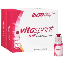 Vitasprint B12 Trinkfläschchen mit Vitamin B12 für mehr Energie, 2X30 St> Vitamin B12 (Cobalamin)