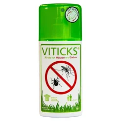 Viticks Schutz vor Mücken und Zecken Sprühflasche, 100 ml> Zeckenspray|Mückenspray