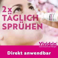 Vividrin ® Azelastin Nasenspray Akuthilfe bei Heuschnupfen und Allergien, 10 ml><noscript><img width=