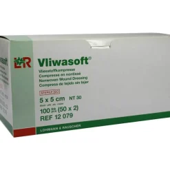 Vliwasoft Vlieskompressen 5x5cm 6-lagig steril, 50X2 St