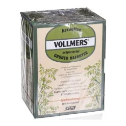 Salus Vollmers präparierter grüner Hafertee Filterbeutel, 40 St> Entwässernde Medikamente
