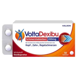 Voltadexibu Schmerztabletten 200 mg Filmtabletten, 10 St> Zahnschmerztabletten|Regelschmerzen Tabletten