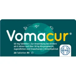Vomacur ® 50 mg Tabletten, 20 St> Übelkeit & Erbrechen