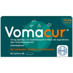 Vomacur® 70 mg Zäpfchen, 10 St