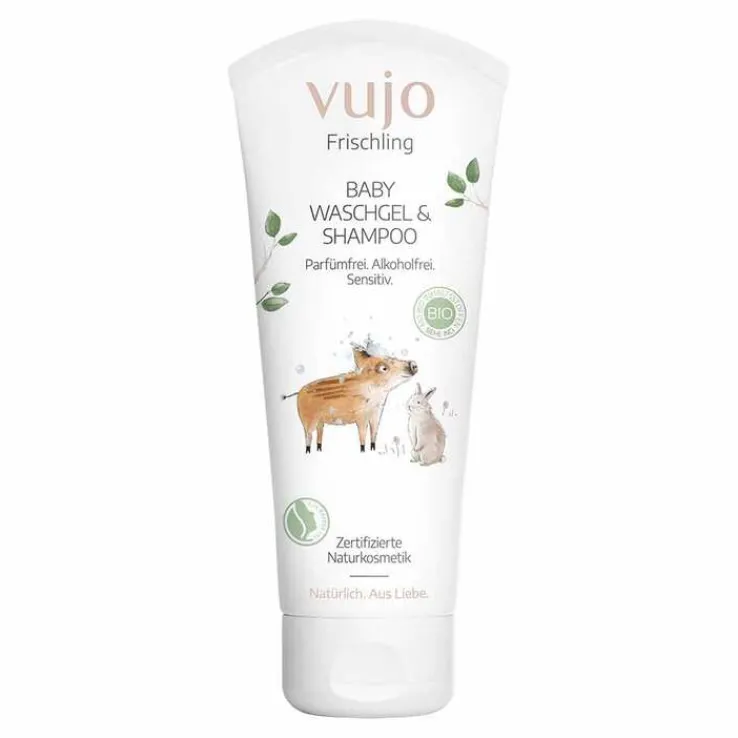 Vujo Frischling Baby Shampoo & Waschgel, 200 ml