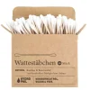Wattestäbchen aus Bambus & Bio-Baumwolle Hydrophil, 100 St