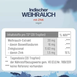Weihrauch Mit Zink Tropfen zum Einnehmen, 30 ml