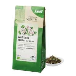 Weissdornblätter mit Blüten Arzneitee bio Salus, 100 g