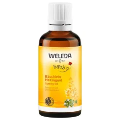 Weleda Baby Bäuchlein-Massageöl, 50 ml>Kinder Haut- & Haarpflege|Massageöle