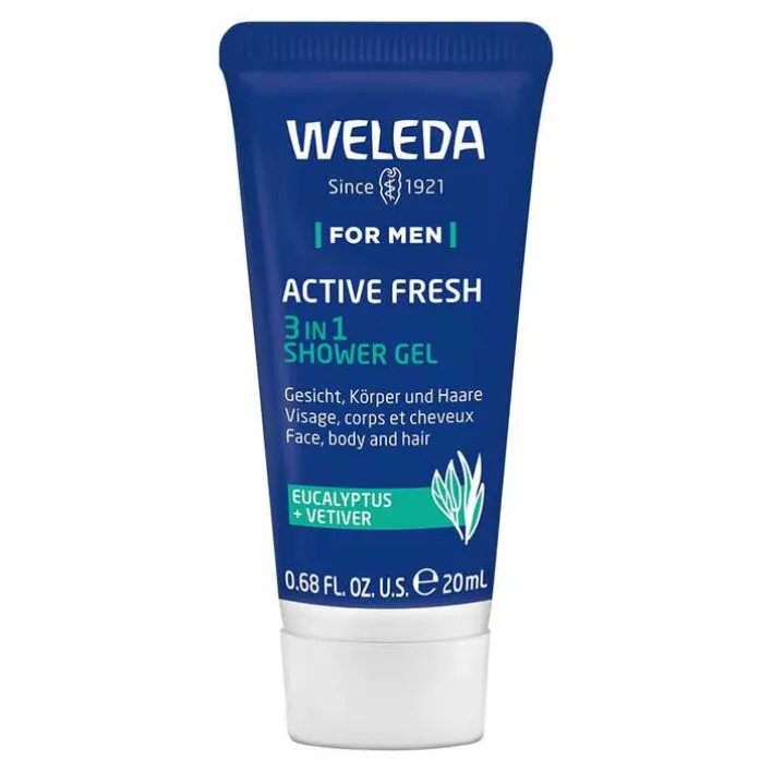 Weleda for Men Active Fresh 3in1 Shower Gel, 20 ml> Duschbäder