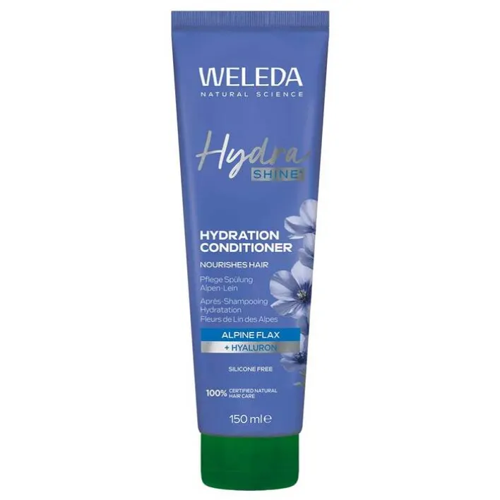 Weleda Hydra Shine Pflegespülung Alpen-Lein, 150 ml> Haarpflege|Spülungen & Lotionen