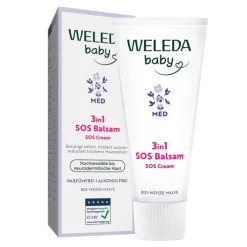 Weleda 3in1 SOS Balsam weiße Malve, 50 ml>Kinder Haut- & Haarpflege|Cremes & Balsame