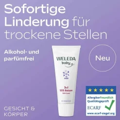 Weleda 3in1 SOS Balsam weiße Malve, 10 ml><noscript><img width=