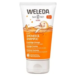 Weleda Kids 2in1 Shower & Shampoo fruchtige Orange, 150 ml
