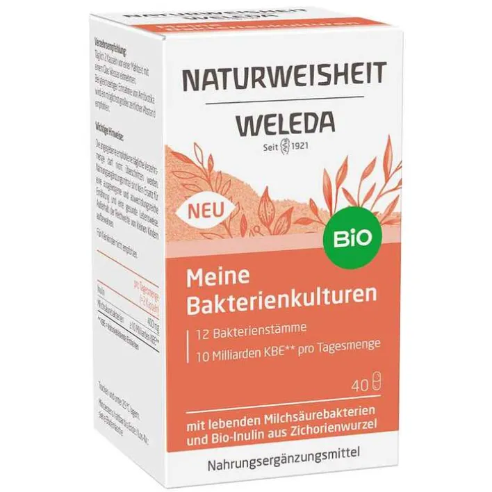 Weleda Naturweisheit Meine Bakterienkulturen Kapseln , 40 St> Bakterienkulturen