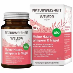 Weleda Naturweisheit Meine Haare Wimpern & Nägel Kapseln, 46 St