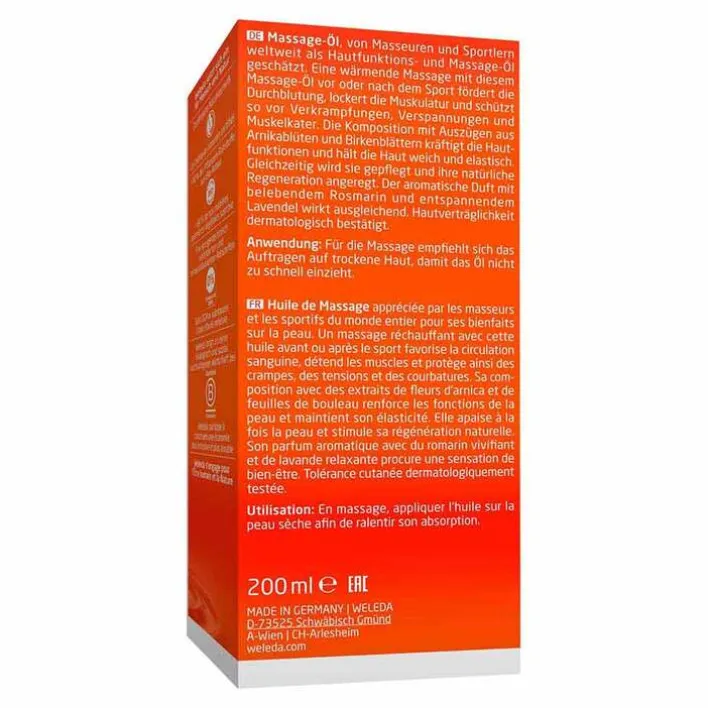 Weleda Sport Massage-Öl Arnika, 200 ml> Körperöle|Körperöle