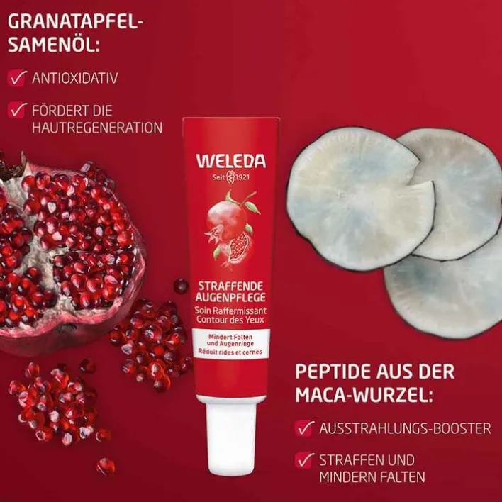 Weleda straffende Augenpflege Granatapfel & Maca, 12 ml> Gesichtspflege|Augenpflege