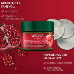 Weleda straffende Nachtpflege Granatapfel & Maca, 40 ml><noscript><img width=