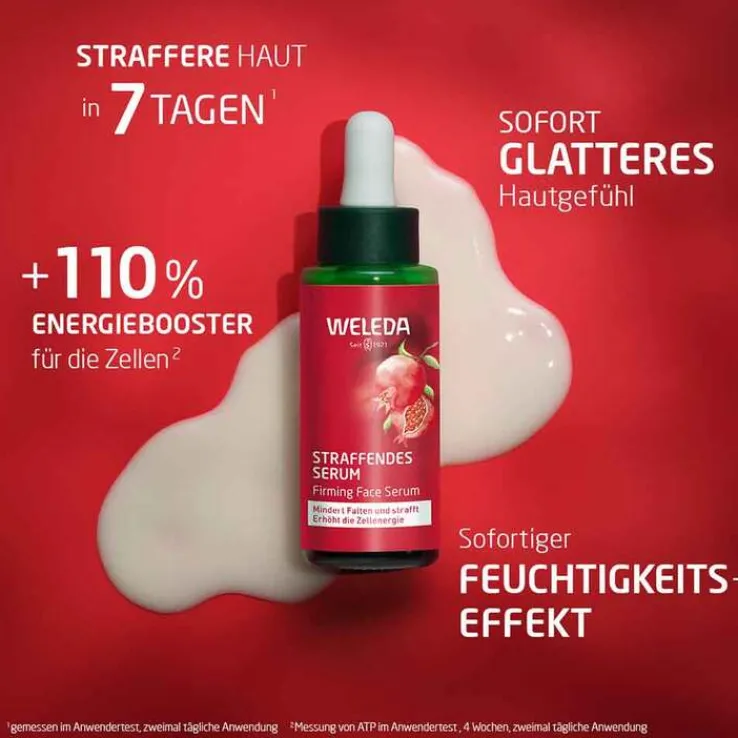 Weleda straffendes Serum Granatapfel & Maca, 30 ml