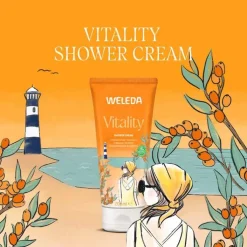 Weleda Vitality Shower Cream Sanddorn, 200 ml