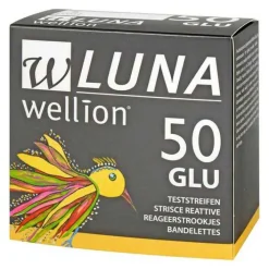 Wellion Luna Blutzuckerteststreifen, 50 St> Teststreifen