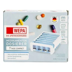 Wepa 7 Tage Compact Wochenmagazin weiß / blau, 1 St