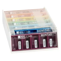 Wepa 7 Tage Wochenmagazin UV-Schutz + Regenbogen, 1 St