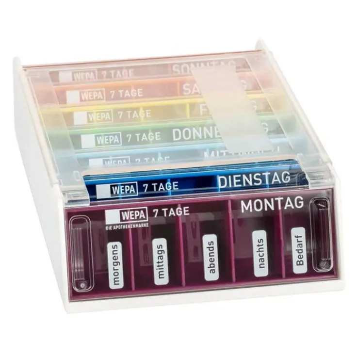 Wepa 7 Tage Wochenmagazin UV-Schutz + Regenbogen, 1 St